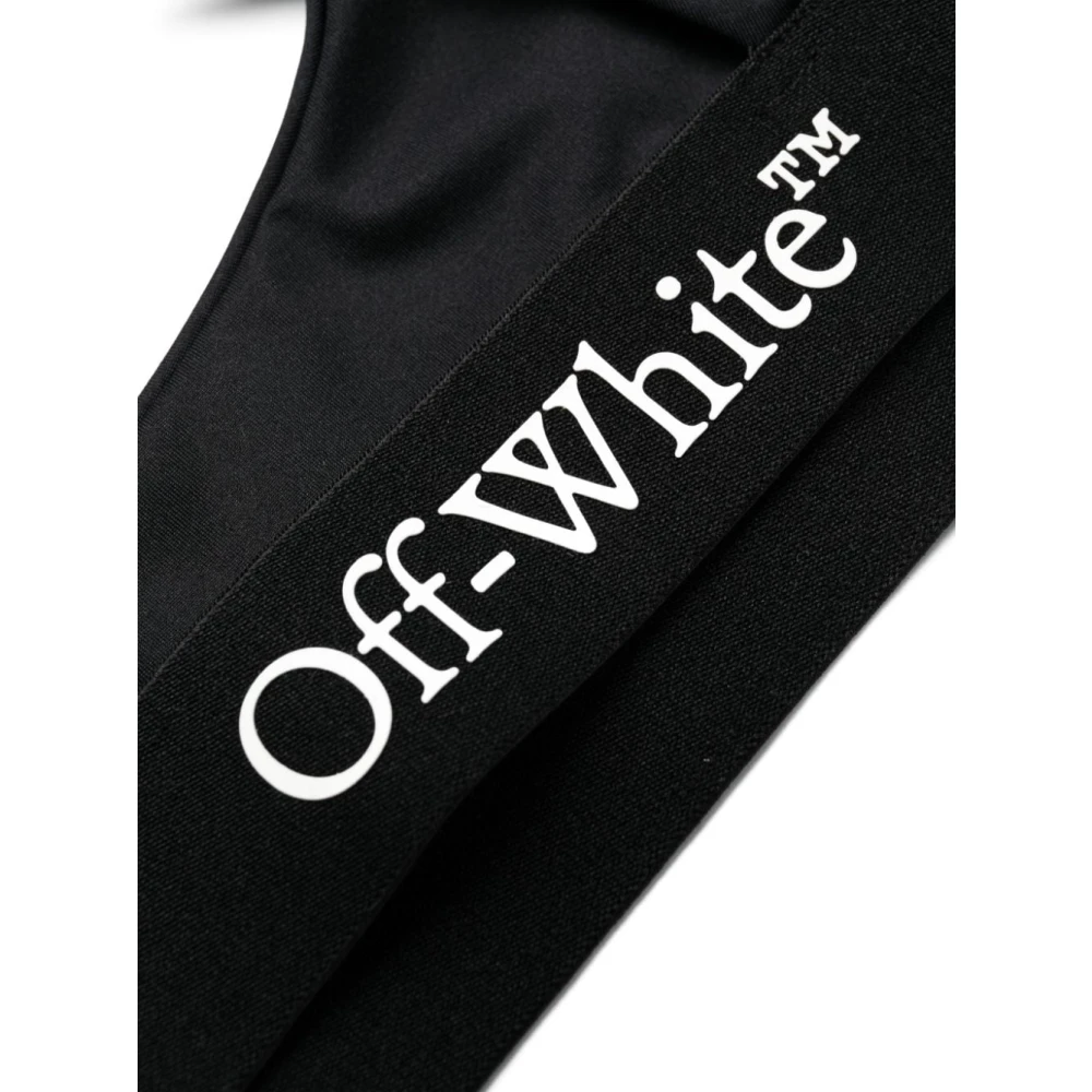 Off White Zwart Sea Kleding met Logo Print Black Dames