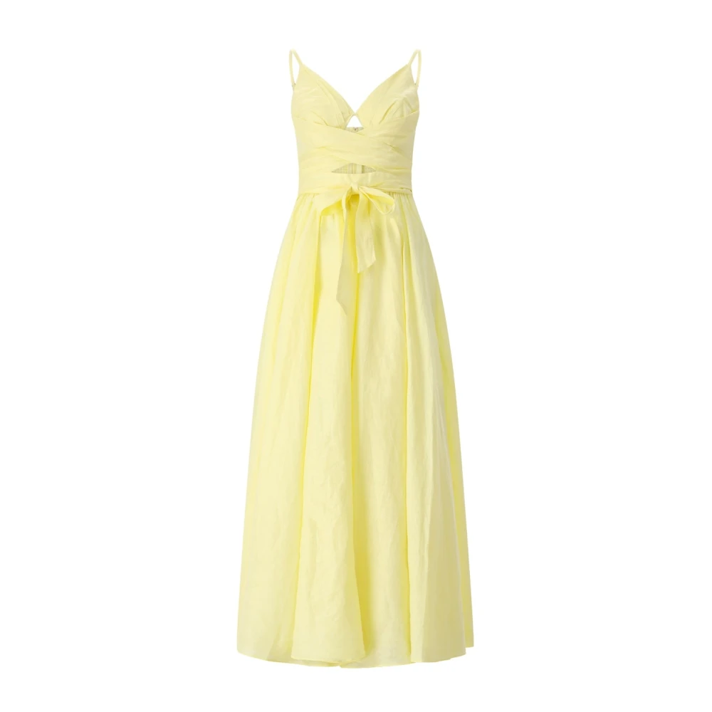 Zimmermann Women's Yellow Maxi Dresses, M, Maxi Dresses