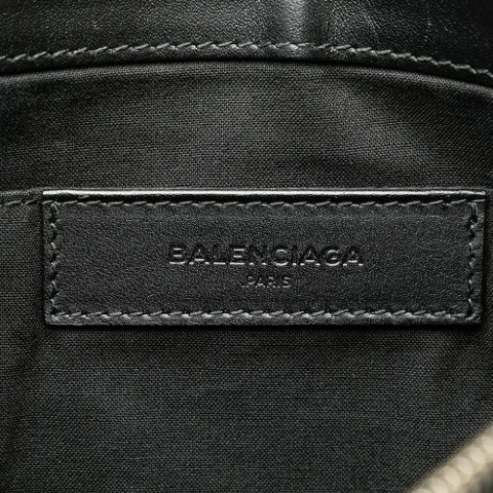 Balenciaga Vintage Pre-owned Leather clutches Black Dames