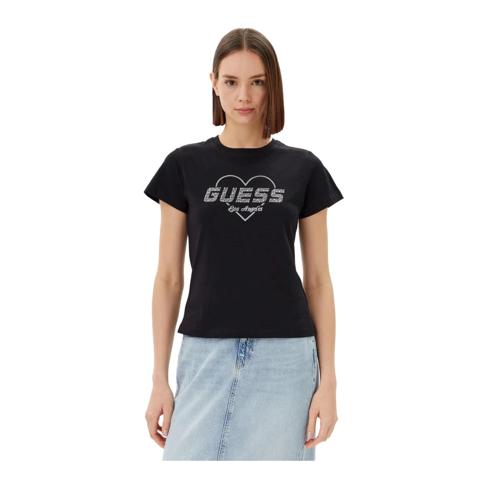Guess - Tops > T-Shirts - Black - Guess - Modalova