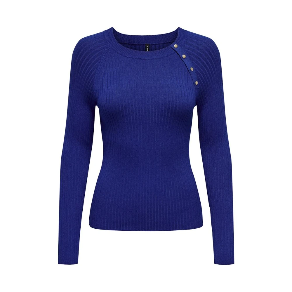Only Knoopdetail O-hals Sodalite Blue Dames