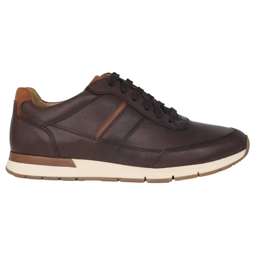 Gabor Gecertificeerde leren sneakers Heren Schoenen Bruin