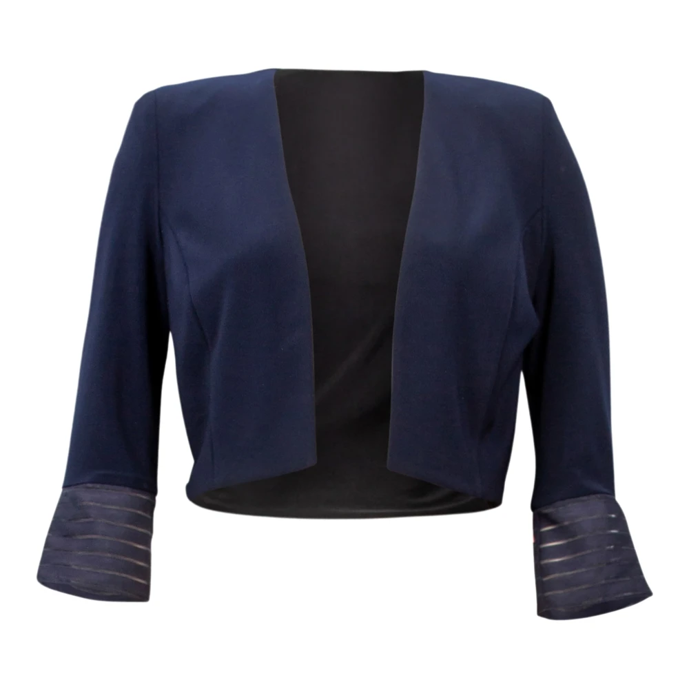 Joseph Ribkoff Elegante Gebreide Vest Blue Dames