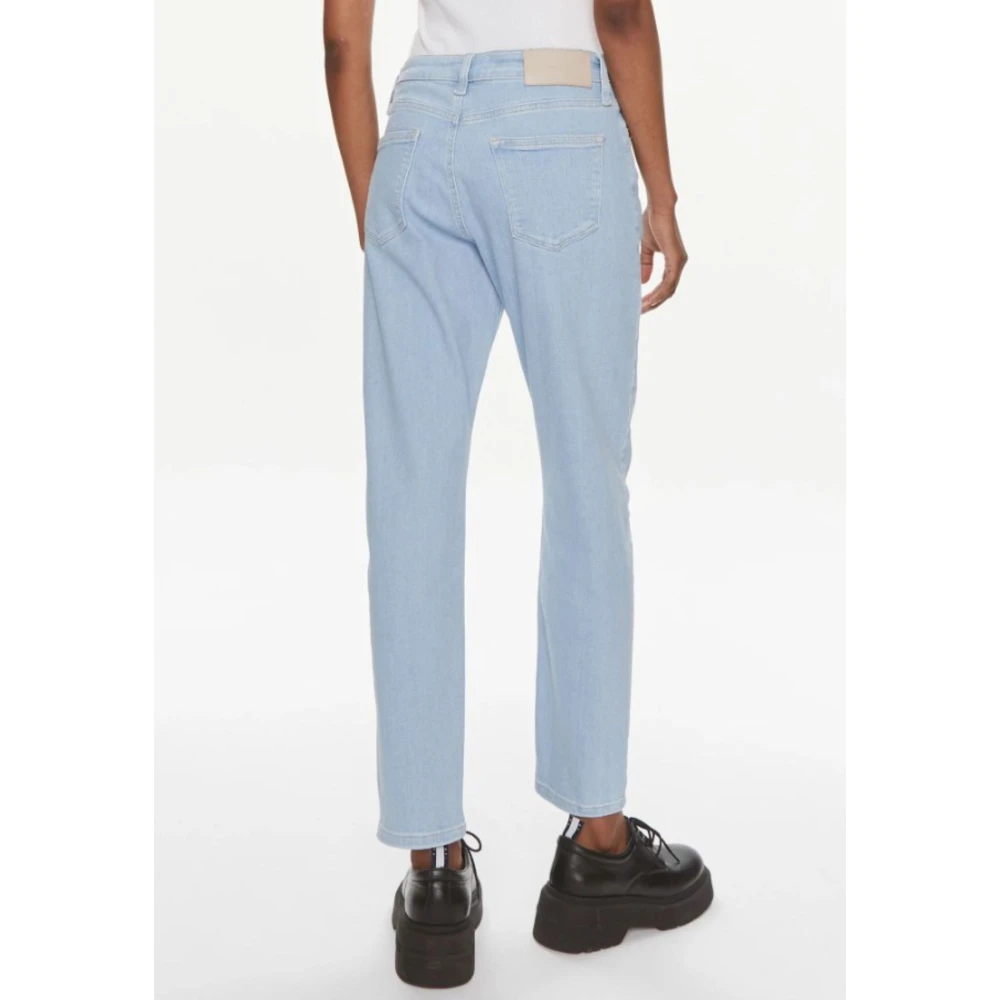 Calvin Klein Slim Ankle Jeans in Lichtblauw Blue Dames