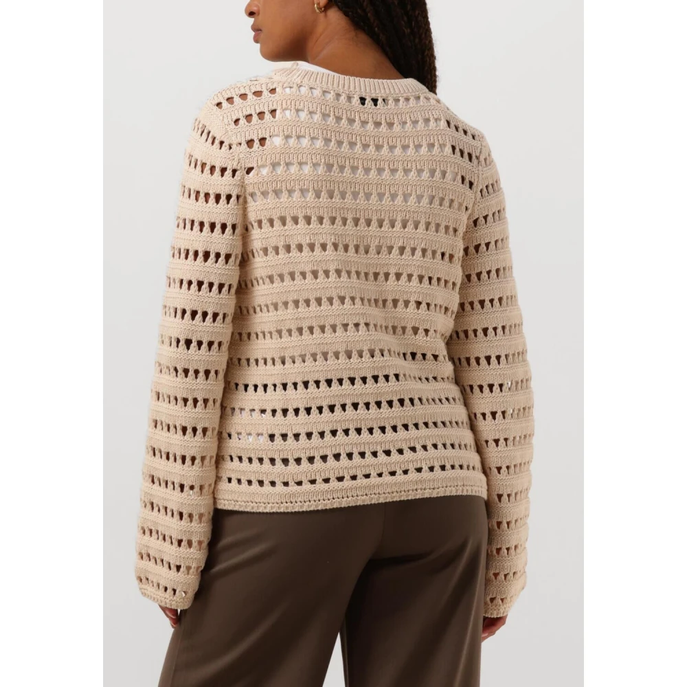 Modström Kolbymd O-hals trui Beige Dames