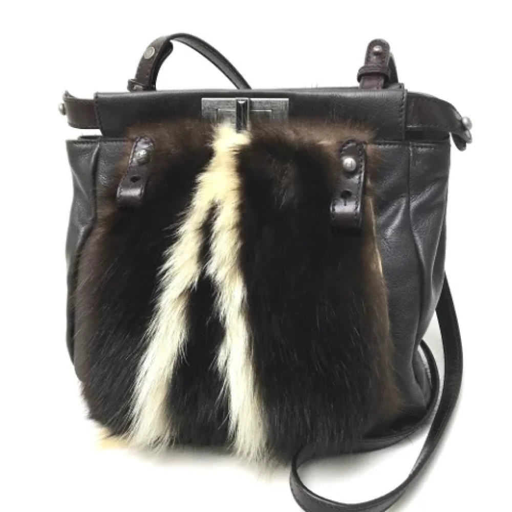 Fendi Vintage Pre-owned Fur handbags Brown Dames