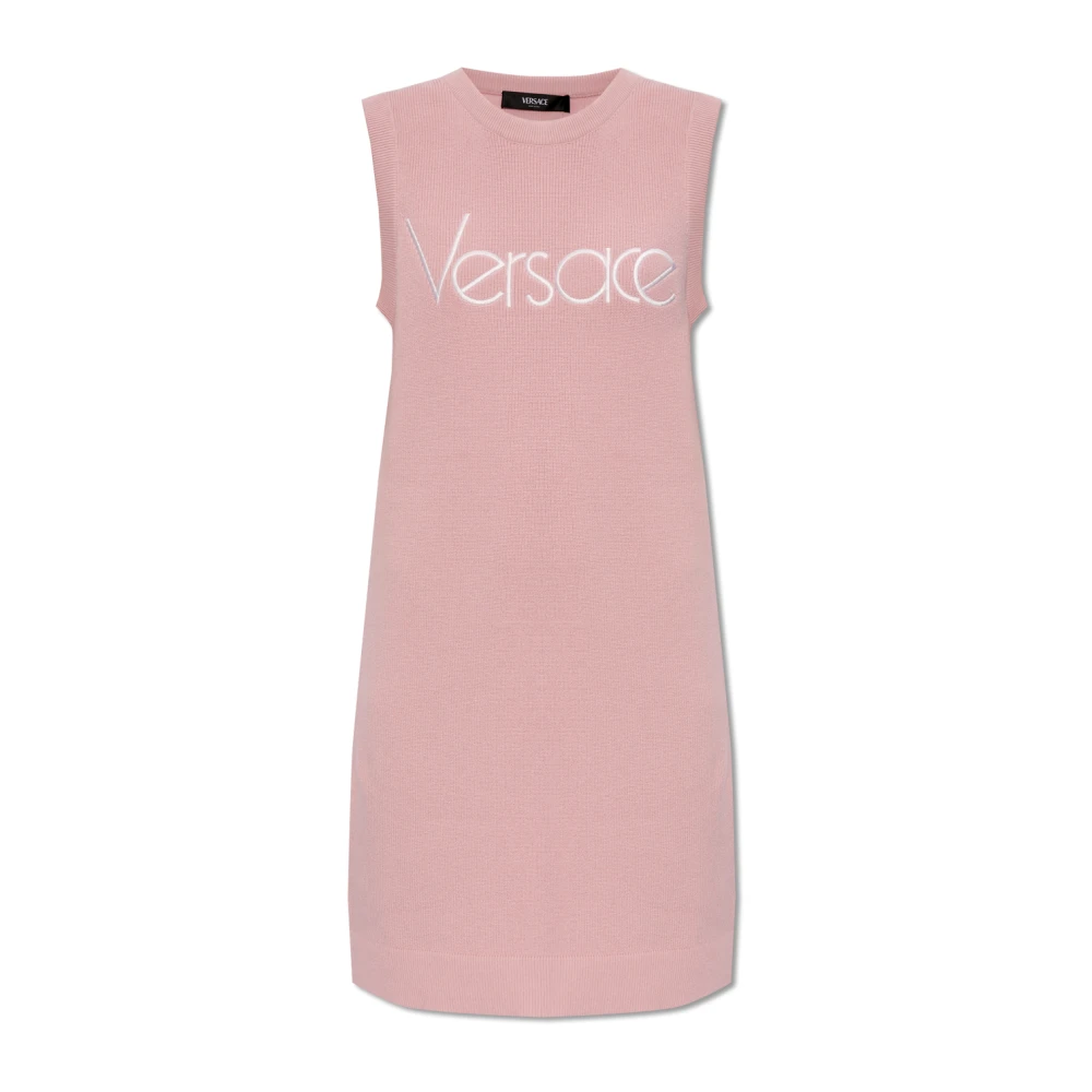 Versace Mouwloze jurk Pink Dames