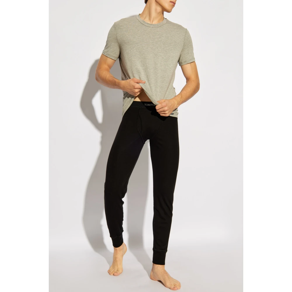 Tom Ford T-shirt uit de 'Underwear' collectie Gray Heren