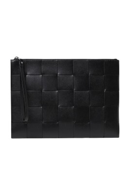 pochette-en-cuir-noir-avec-fermeture-eclair