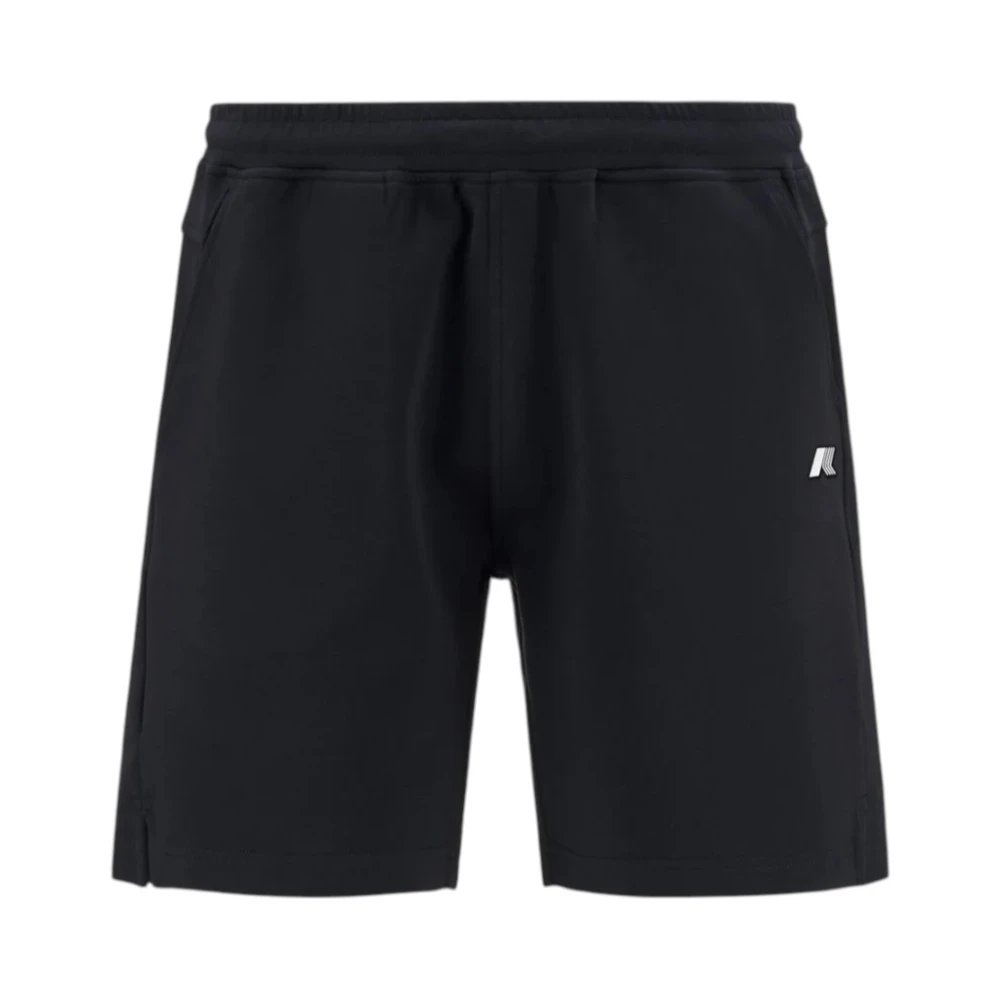 K-Way Men's Blue Training Shorts, 2XL, Keny Interlock Shorts