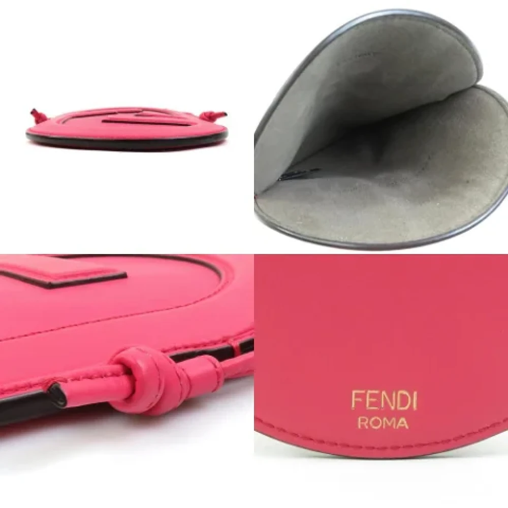Fendi Vintage Pre-owned Leather home-office Pink Dames