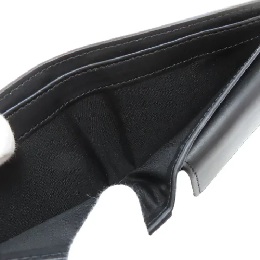 Valentino Vintage Pre-owned Leather wallets Black Dames