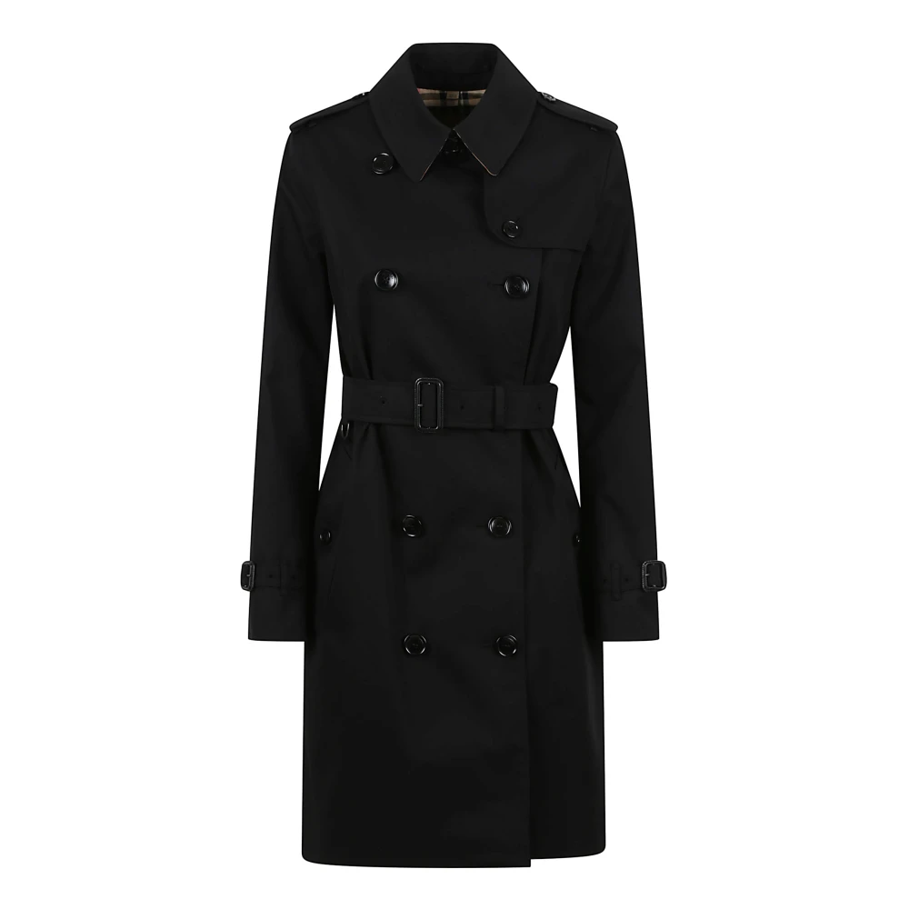 Burberry Women's Black Kensington Heritage Trench Coat