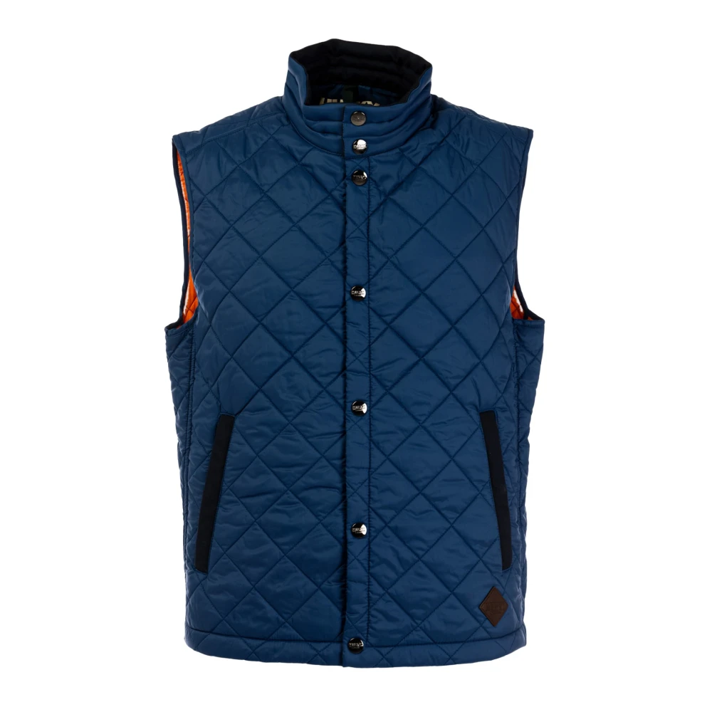 Husky Original Heren Gewatteerd Mouwloos Pufferjack Blue Heren