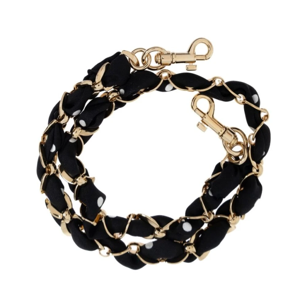 Dolce & Gabbana Gouden gestippelde handtas White Dames