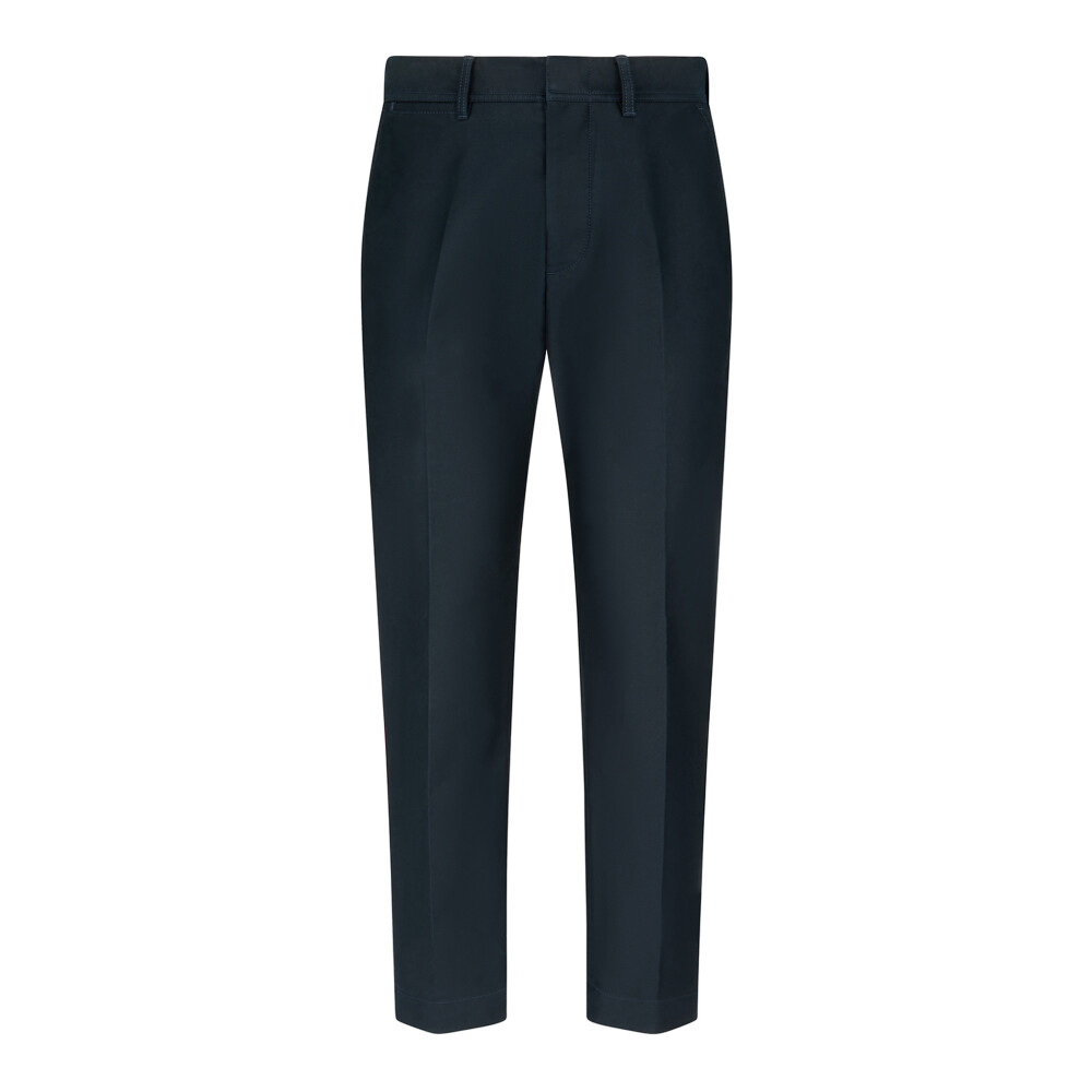 【関税＆送料込み】Tom Ford Dark Blue Cotton Pants TOM FORD Men's Brushed Cotton-Satin Chino Pants | Neiman Marcus