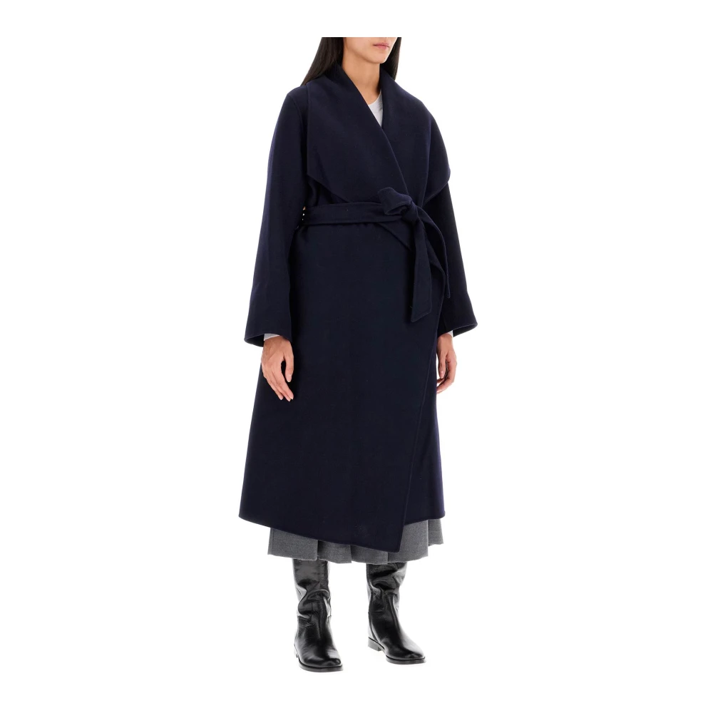IVY OAK Puure wol handgestikte wikkeljas Blue Dames