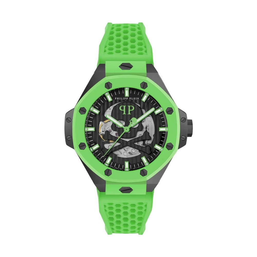 Philipp Plein Men's Green Skeleton Royal Watch