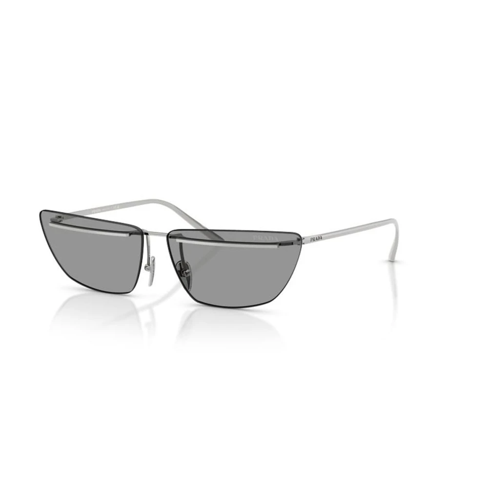 Prada Damen Grau Frau Sunglass Pr C52s - Rahmenfarbe: Silber, Linsenfarbe: - Bild 3