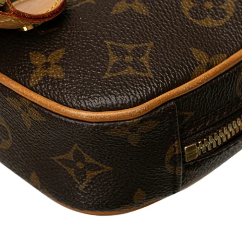Louis Vuitton Vintage Pre-owned Plastic shoulder-bags Brown Dames