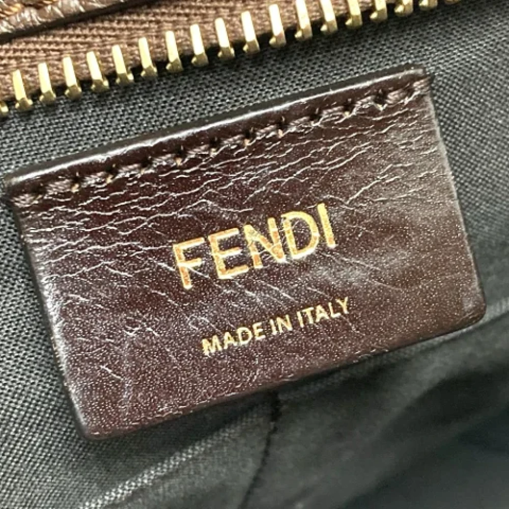 Fendi Vintage Pre-owned Leather fendi-bags Brown Dames
