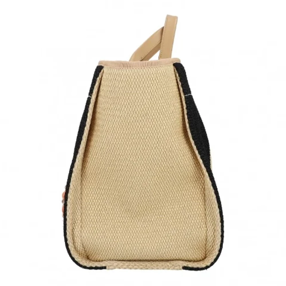 Chanel Vintage Pre-owned Raffia chanel-bags Beige Dames