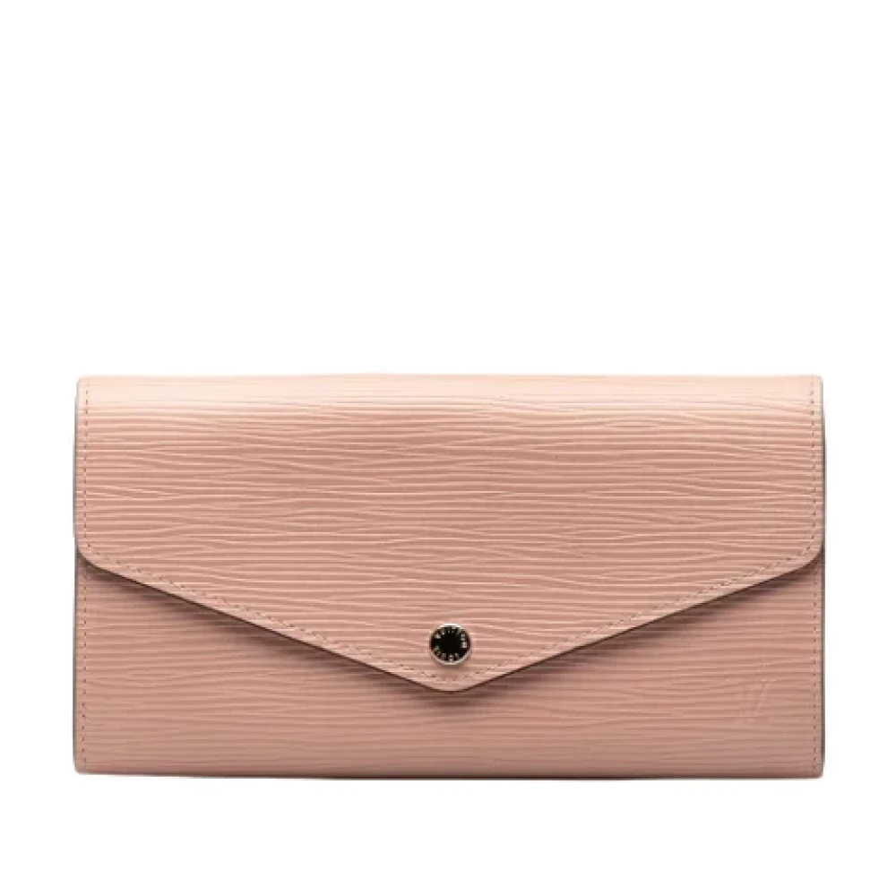 Louis Vuitton Vintage Pre-owned Leather wallets Pink Dames