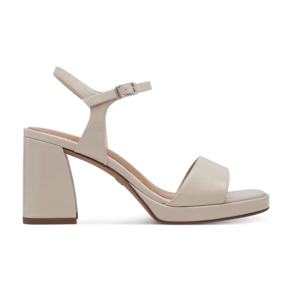 Tamaris Women's Gray Flat Sandal Heel