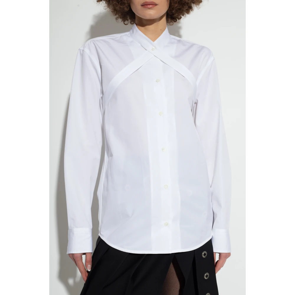 Off White Katoenen shirt White Dames
