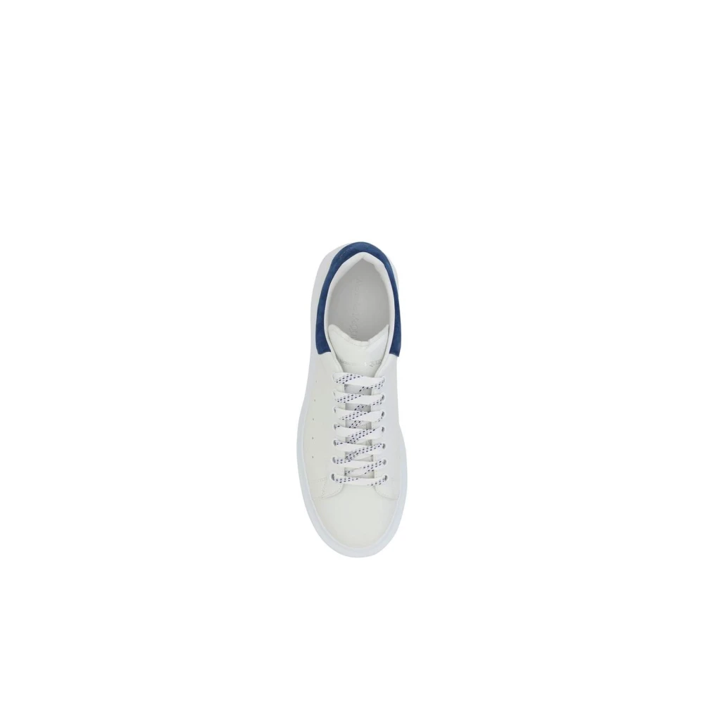 alexander mcqueen Iconische Leren Sneakers met Plateauzool White Heren