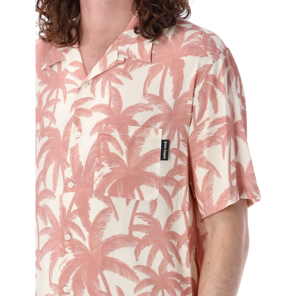 Palm Angels T-Shirts Pink Heren