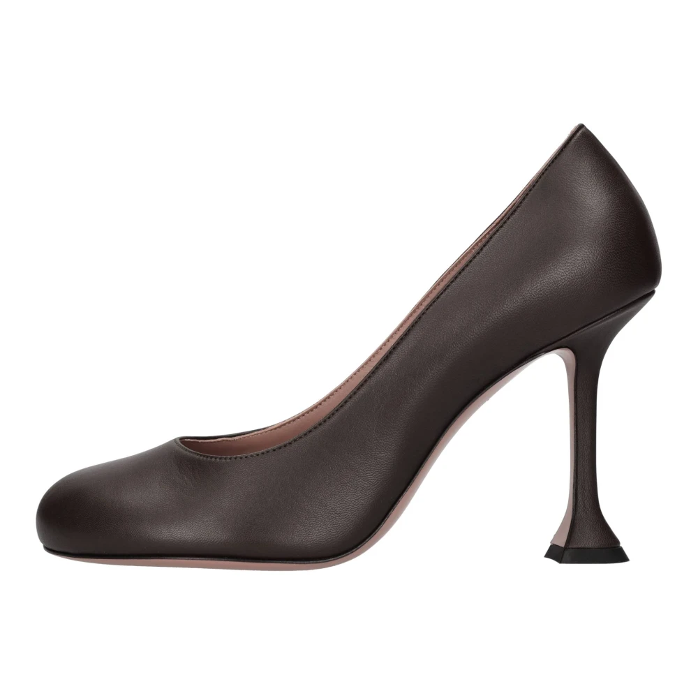 Amina Muaddi Women's Brown With Heel