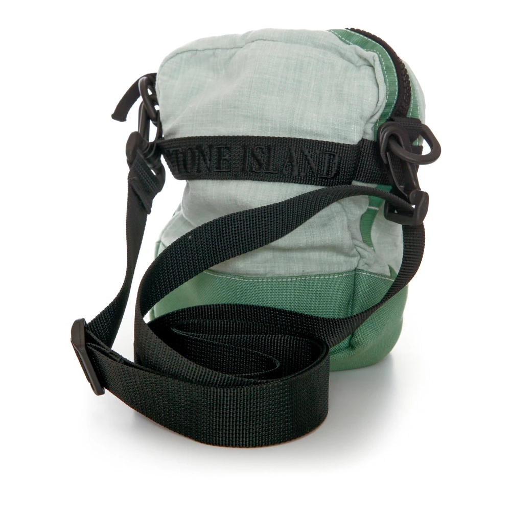 Stone Island Kleine Messenger Tas met Verstelbare Band Green Heren