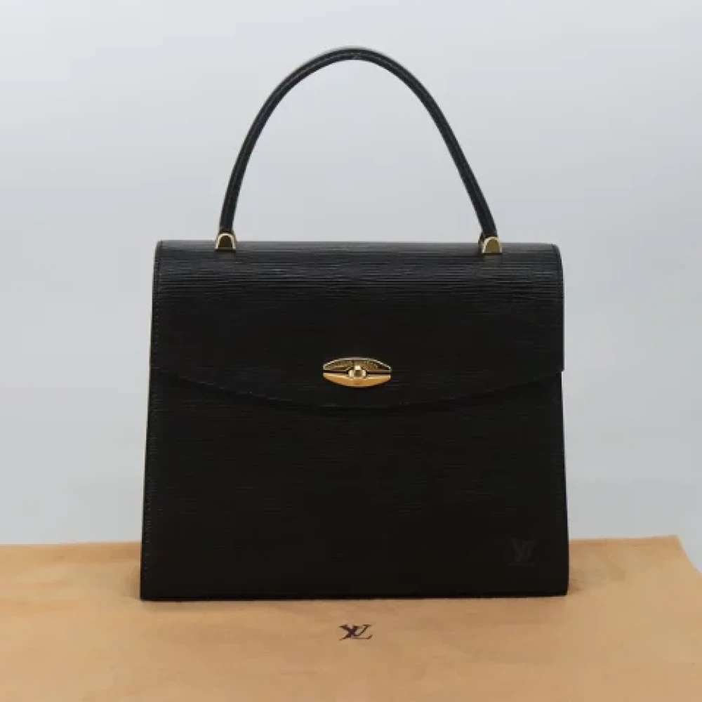 Louis Vuitton Vintage Pre-owned Leather handbags Black Dames