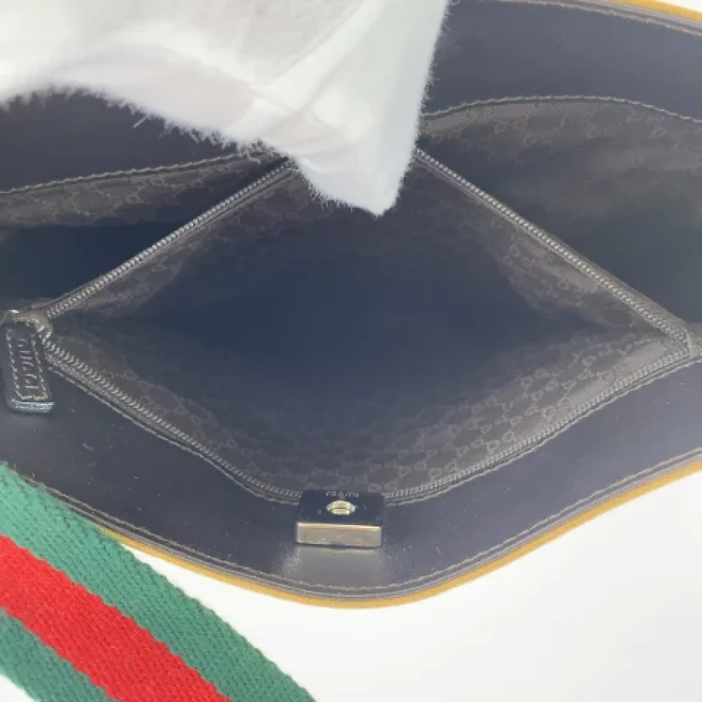 Gucci Vintage Pre-owned Canvas gucci-bags Beige Dames