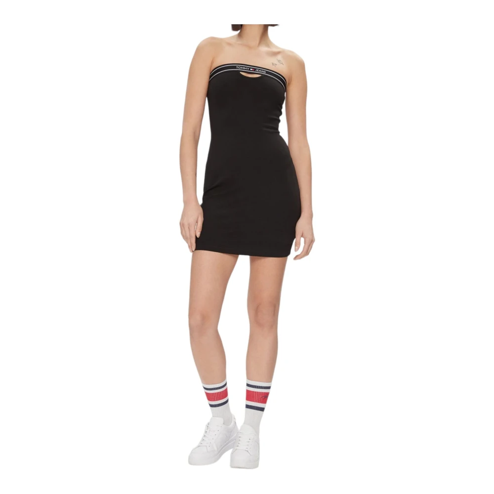 Tommy Jeans Korte Jurk Black Dames
