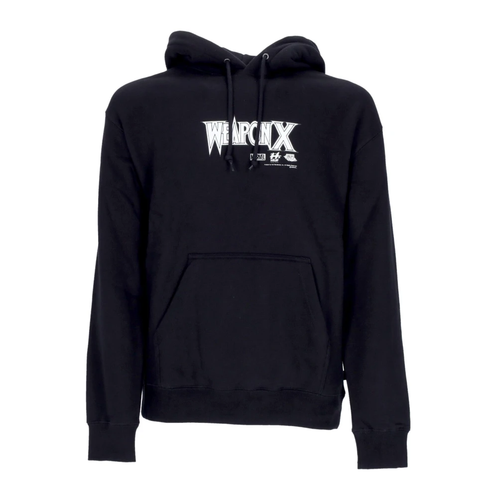 Huf Men's Black Hoodies, L, Marvel Long Sleeve Hoodie