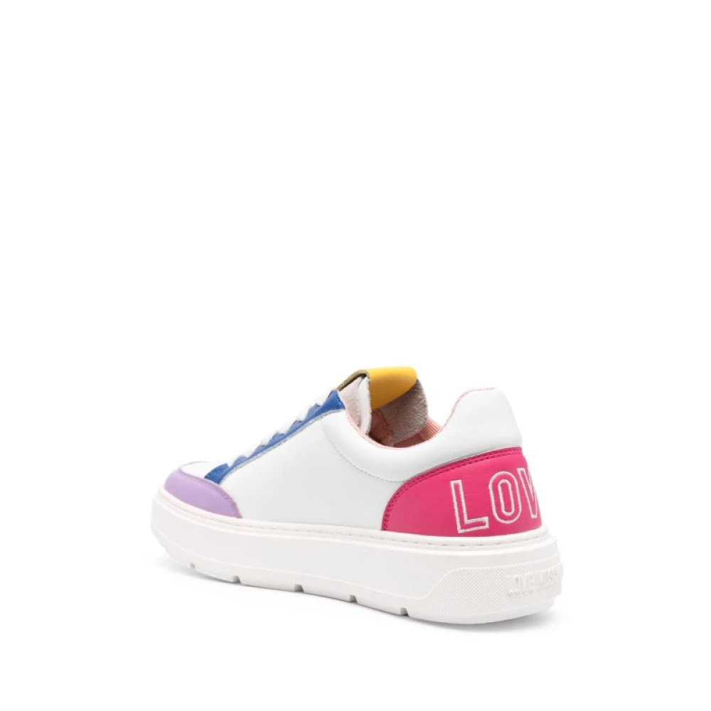 Love Moschino Color-block Sneakers White Dames