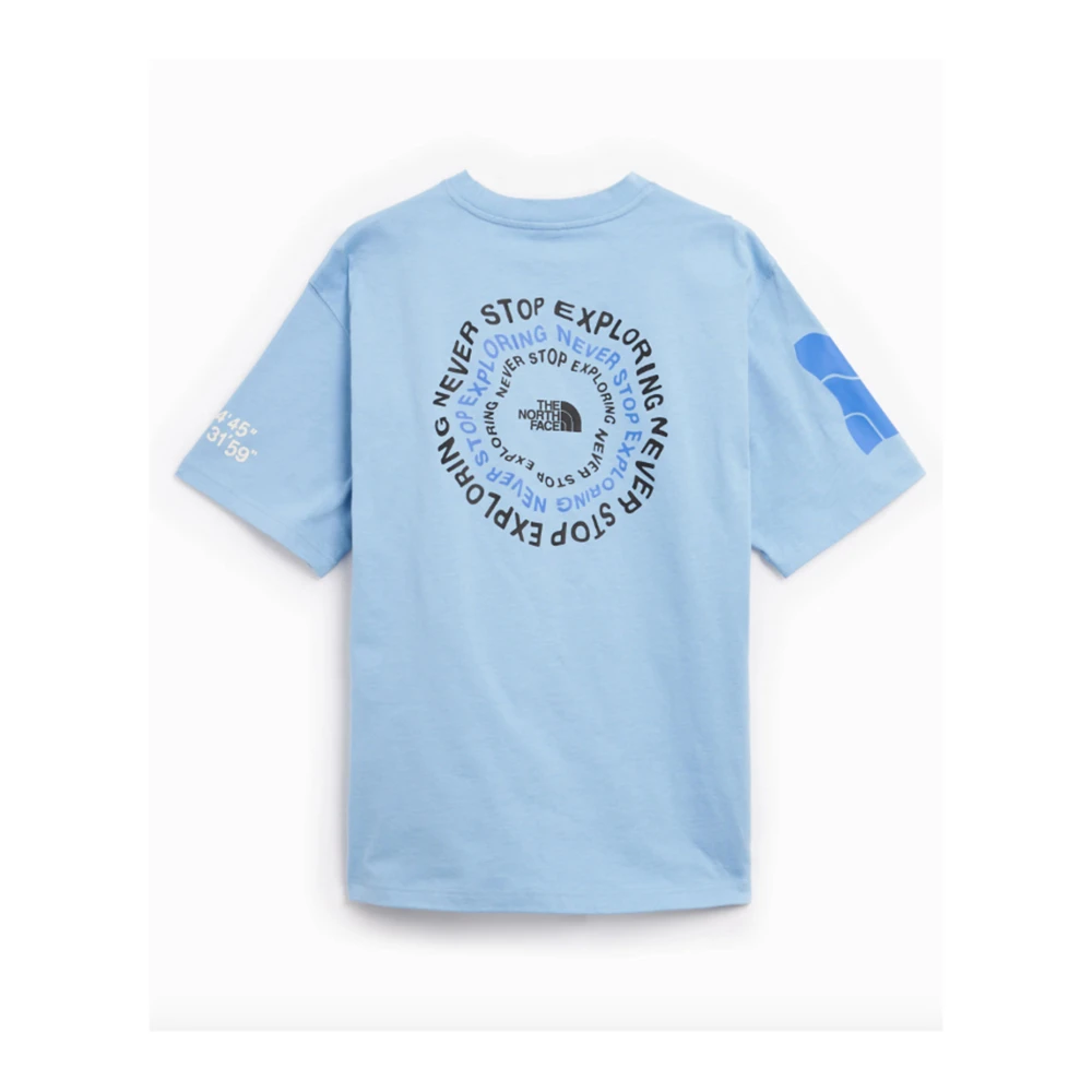 The North Face Celeste Grafisch T-Shirt Blue Heren