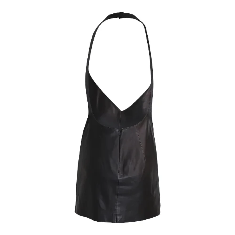 Alexander Wang Pre-owned Leather dresses Black Dames
