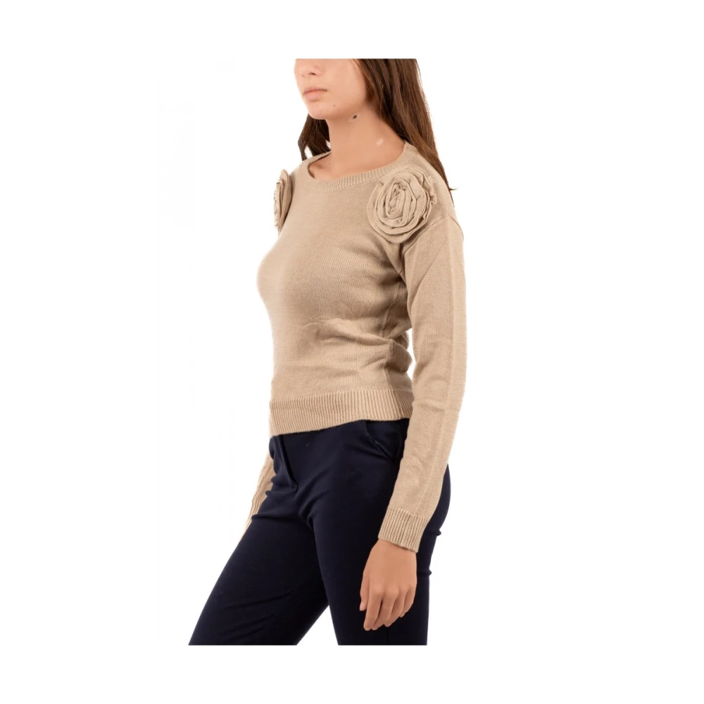 Luckylu Dames Top Geluk Beige Dames