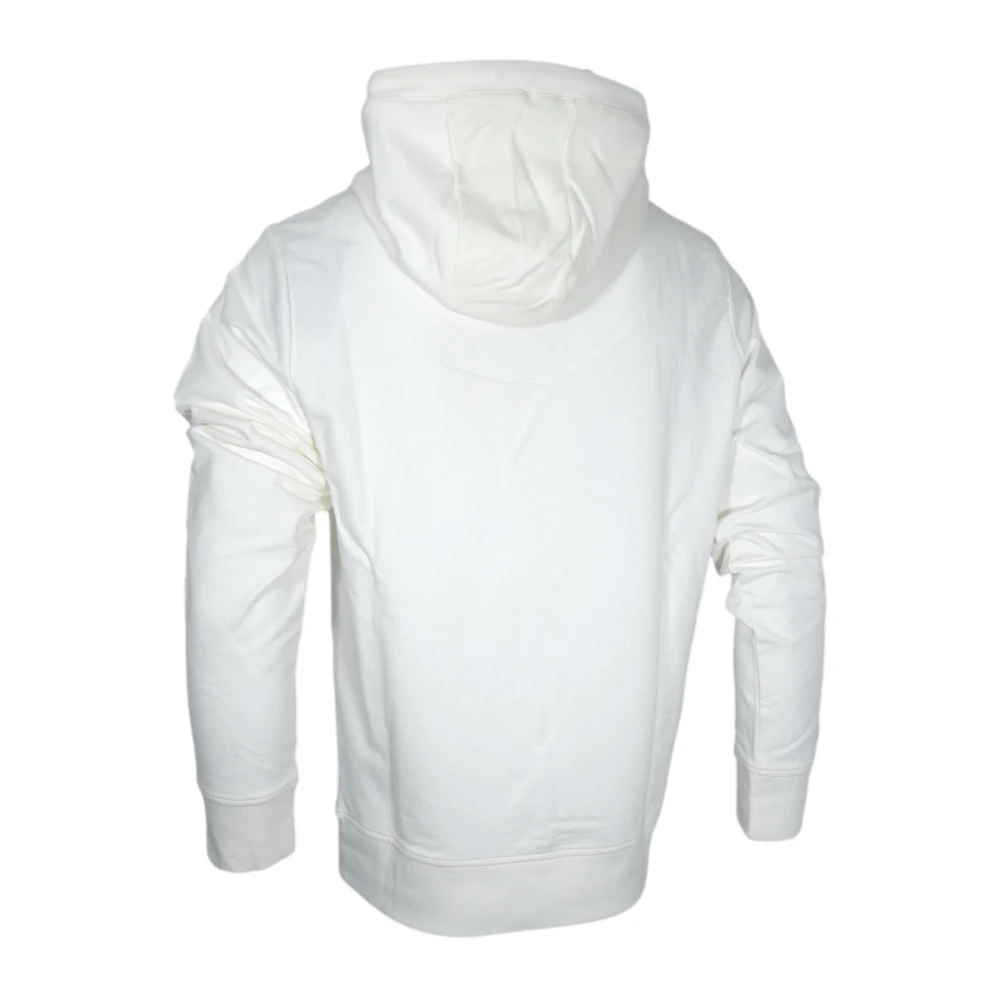 PAUL & SHARK Sportieve hoodie met reliëflogo White Heren