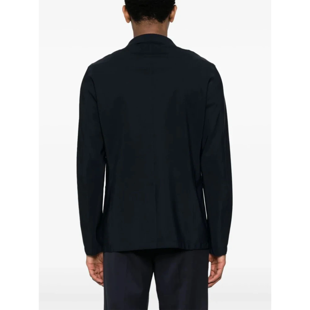 Herno Blauwe Jas Blue Heren