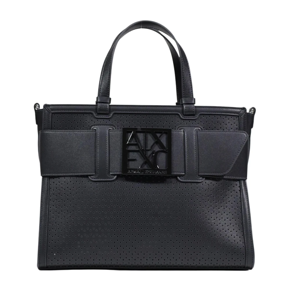 Armani Exchange Donna Nero Borse, Taglia Unica, New,