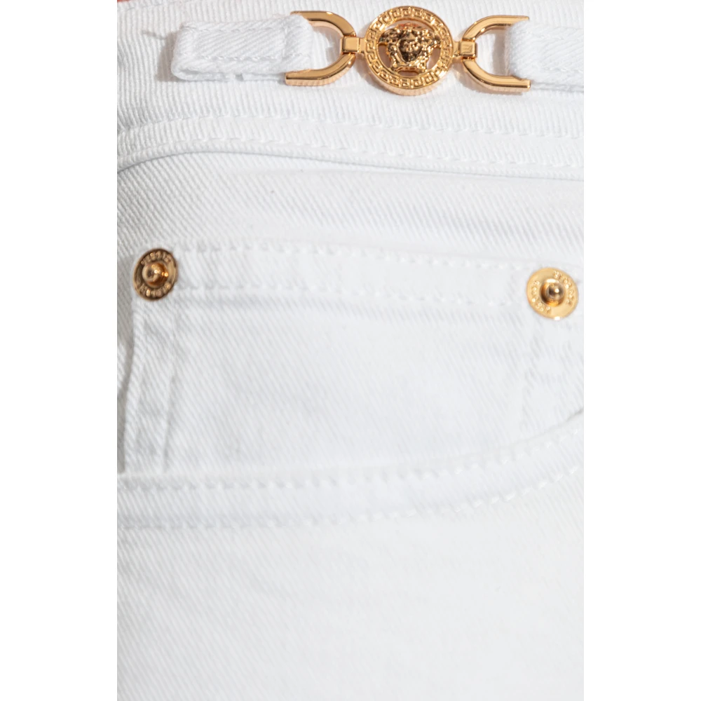 Versace Tapered jeans White Dames
