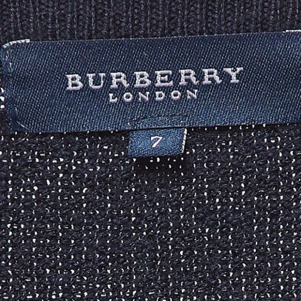 Burberry Vintage Pre-owned Knit tops Blue Dames