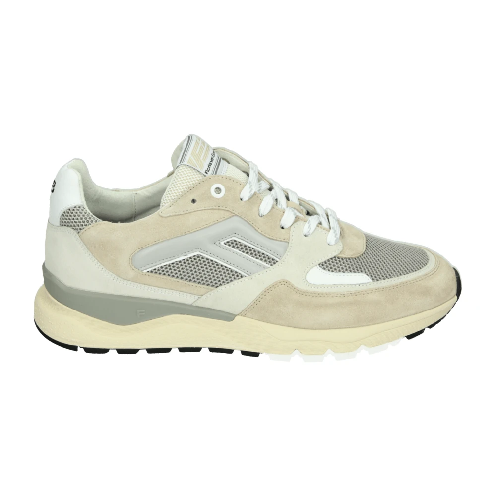 Floris van Bommel Vrijetijdssneakers met Rubberen Zool Heren Schoenen Beige