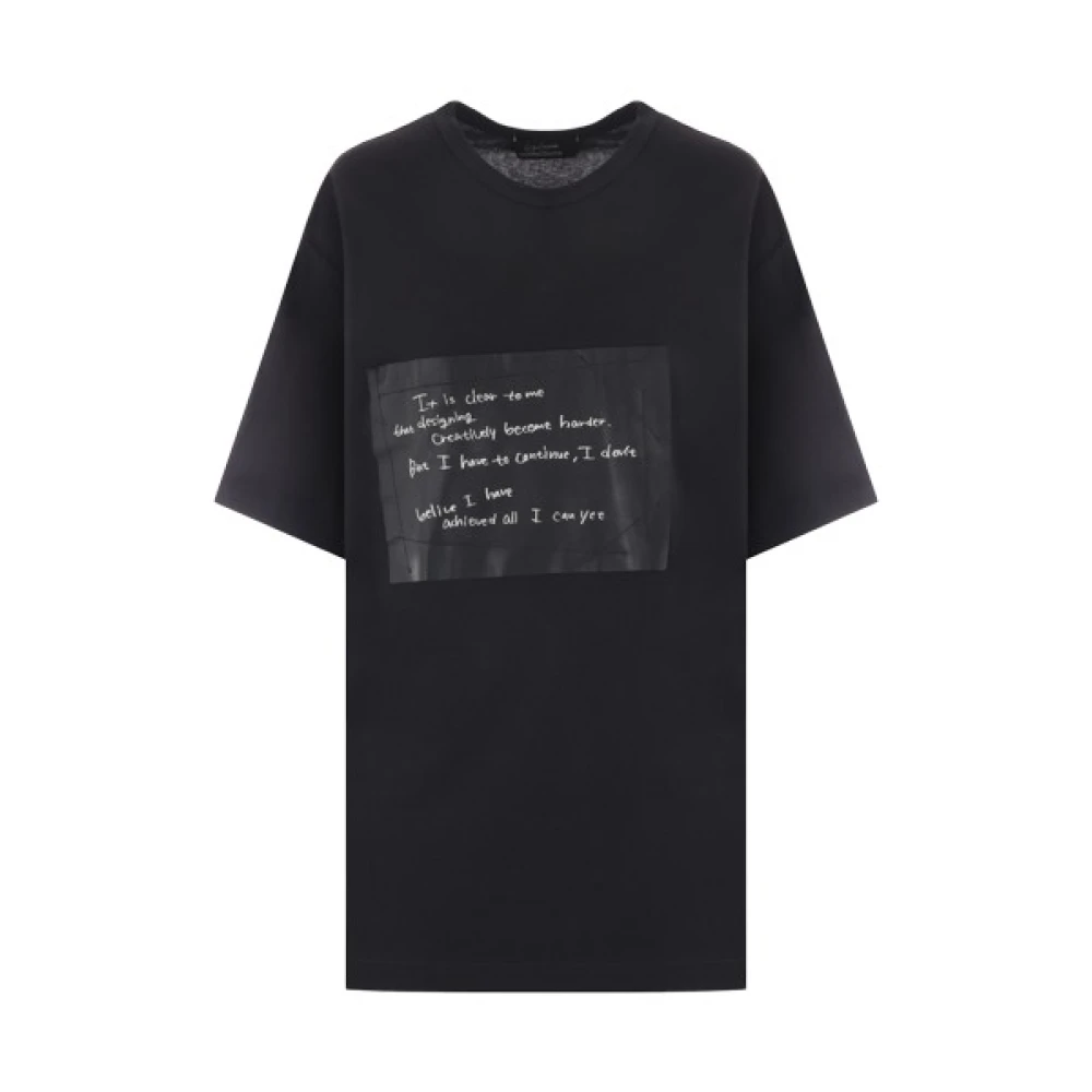 Yohji Yamamoto T-Shirts Black Dames