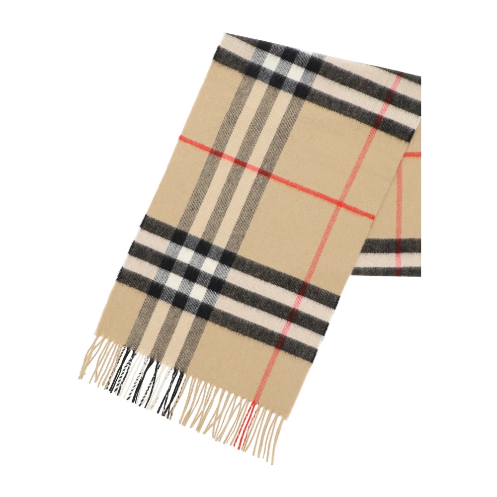 Burberry Giant Check Cashmere Sjaal Multicolor Heren