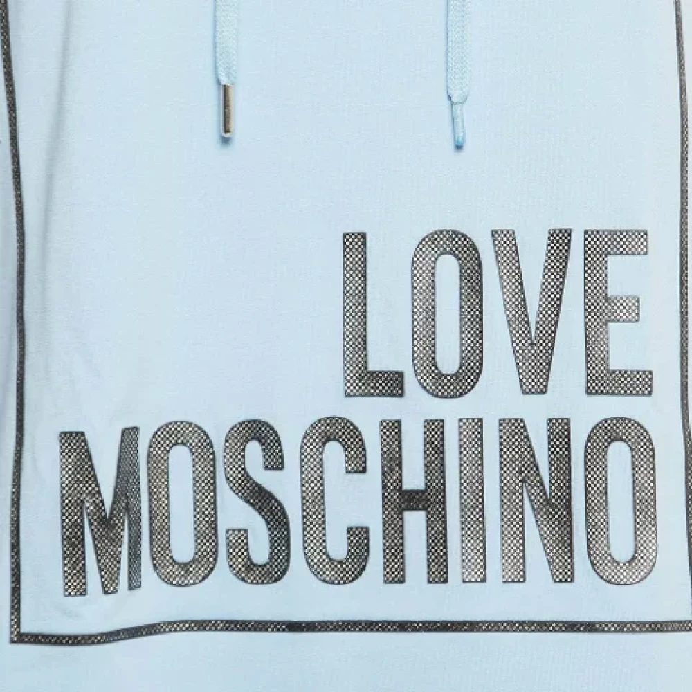 Moschino Pre-Owned Pre-owned Cotton dresses Blue Dames